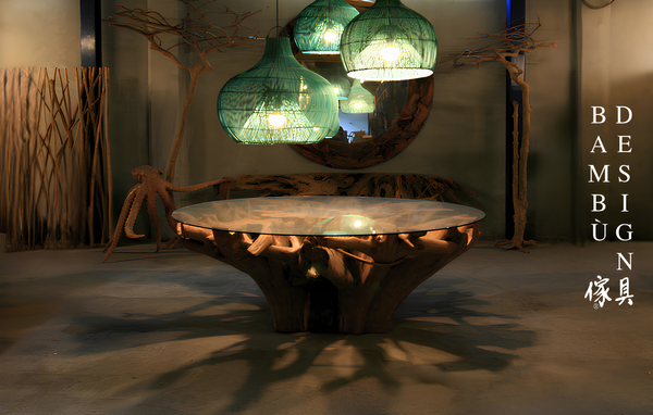 Tavolo in Radice di Teak